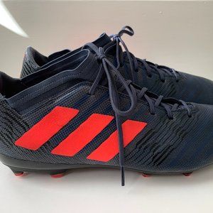 Women's adidas Nemeziz 17.3 FG Soccer Cleats Size 10 Blue/Black/Pink